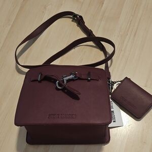 Steve Madden Dark Red Messenger Bag